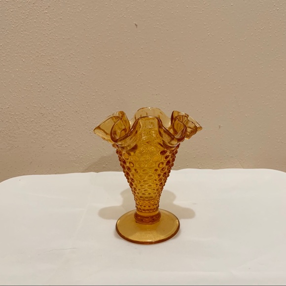 Vintage Other - Small vintage amber vase